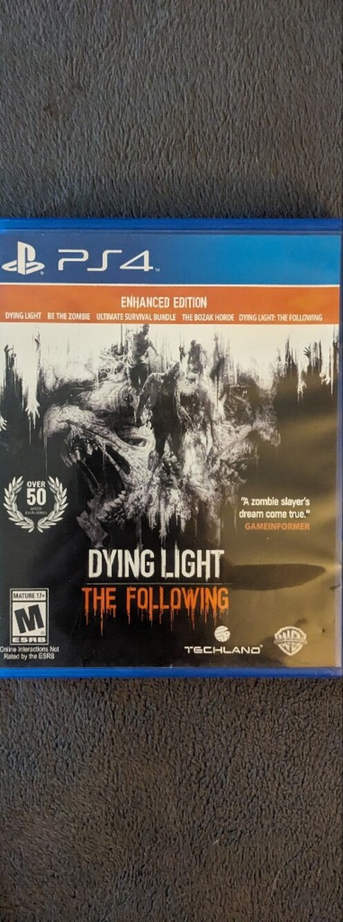 Sony PS4 Dying Light: The Following – Black & Orange Cover